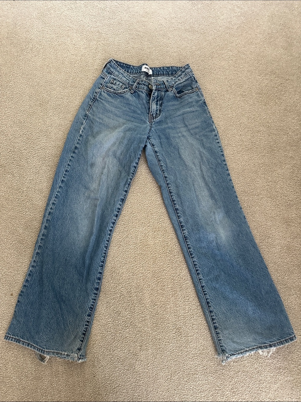 Classic Blue Women's Wide-Leg Jeans